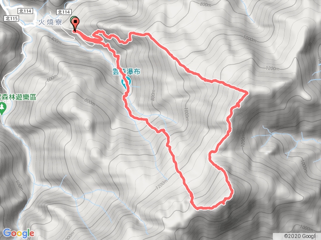 逐鹿山、卡保山O形，欣賞滿滿山毛櫸
