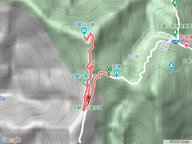 1080310武嶺上合歡主峰