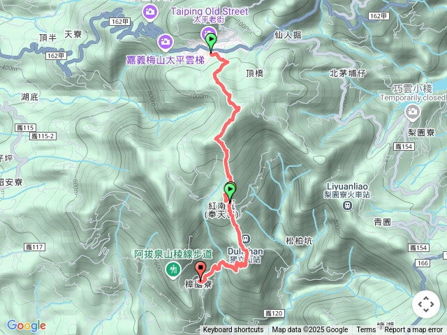 太平老街-孝子步道-大巃頂-獨立山-樟腦寮