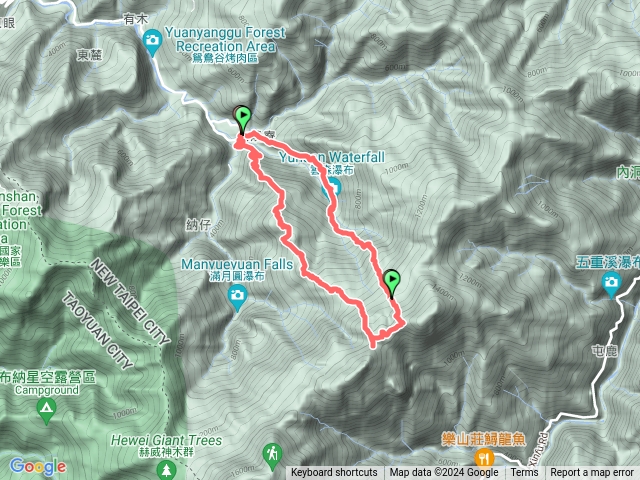 樂佩山、組合山O形健走