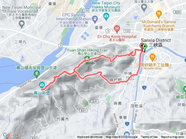 鳶山，彩壁，鳶尾山O型健走