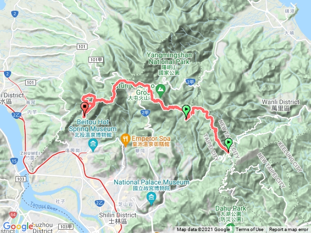 陽明山十連峰