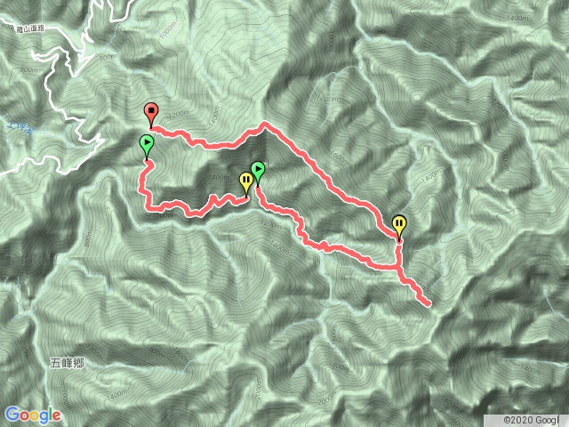 霞油縱走（霞山上油羅山下 20200815）