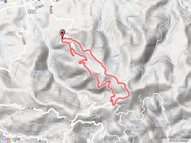 汐止大尖山-四分尾山-秀峰瀑布O型