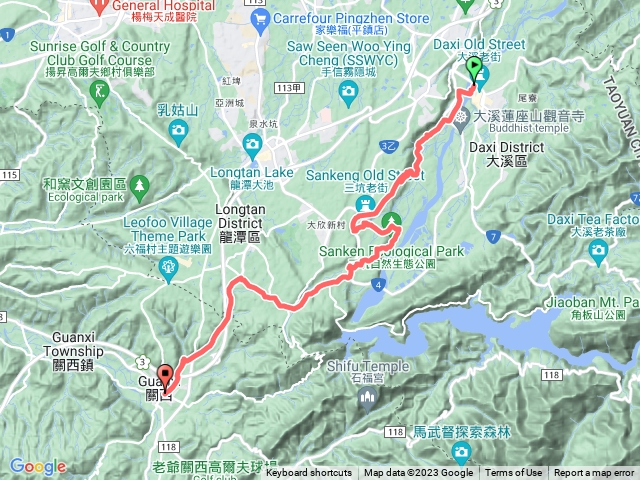 分段徒步環島 關渡至關西D2 大溪—關西