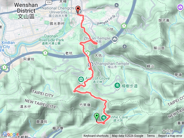 銀河洞步道到政大