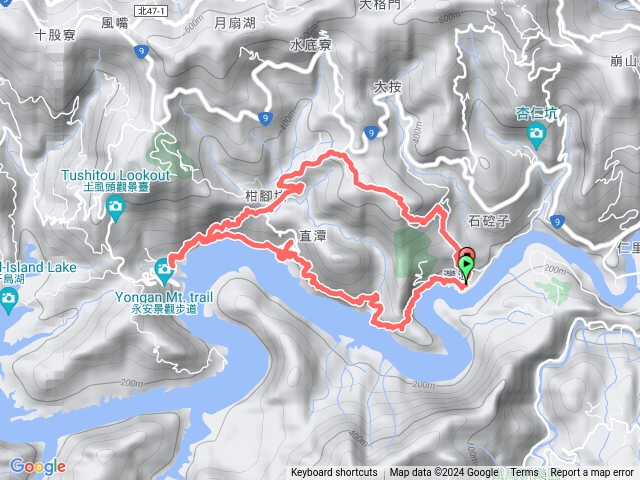 灣潭清雲殿.吊白瀨崙(不取).直潭.永安國小.失落的村莊.塗潭.石碇勝安宮.石碇護安宮.石硿子崙.灣潭～石硿子保甲路.灣潭清雲殿