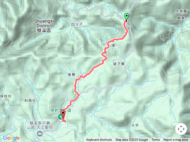 辭職嶺大埤山後寮仔嶺稜線虎豹潭縱走
