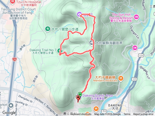 大坑6、7、9之1路線
