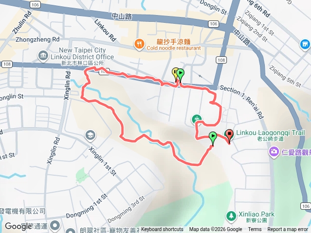 慢步小橋流水愜意老公崎步道預覽圖