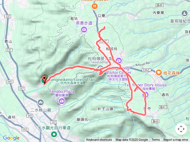 坑內坑上受天宮順走松柏坑山口寮山