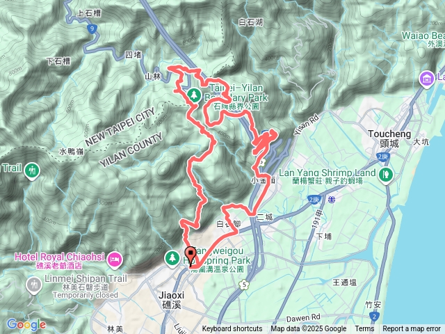 礁溪-北宜公路-四堵步道-跑馬古道-礁溪（淡蘭古道南路）預覽圖
