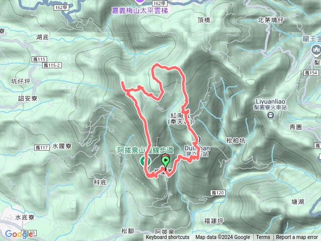 阿拔泉山-觀音石山-紅南坑山-獨立山（環狀）預覽圖