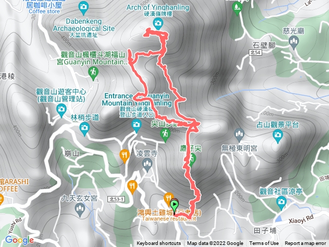 小北叉硬漢嶺