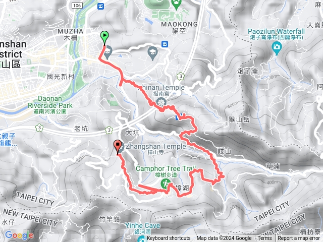2024臺北大縱走臺北大縱走第七段：世界山莊至飛龍步道政大後山202405111323