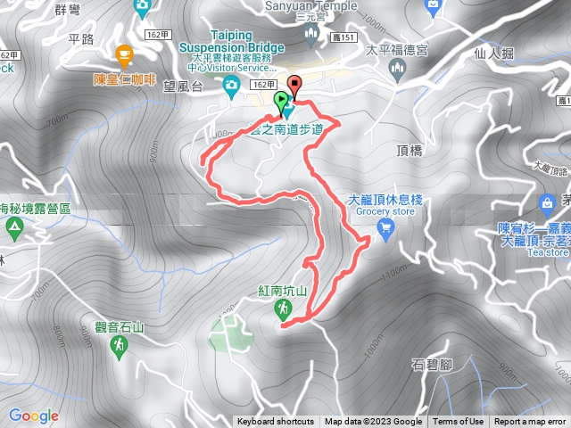 2023-2-2 龜山，紅南坑山，大巃頂山