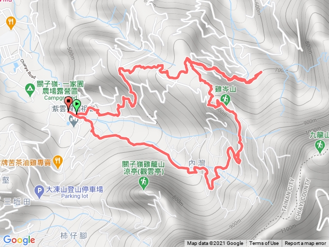 福龍山雞胸山O型