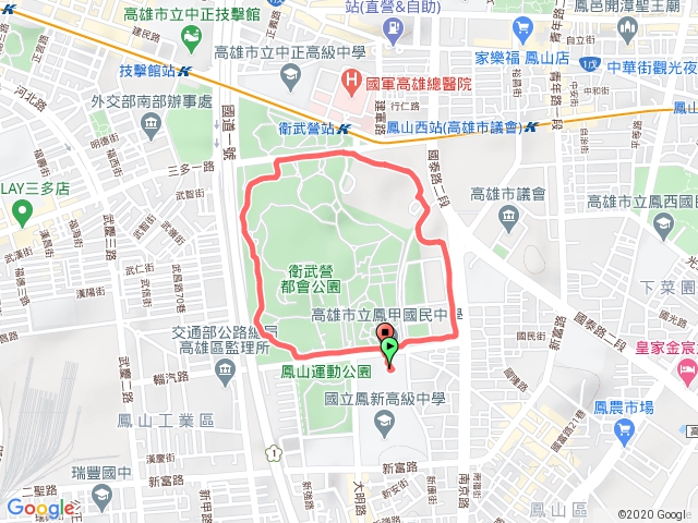 衛武營健走第一天