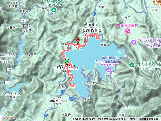 南投魚池日月潭環湖自行車道來回日