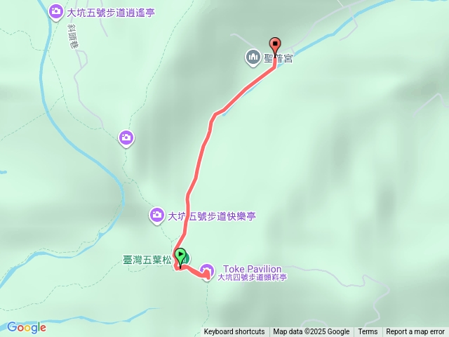 20251019頭嵙山普聖官上下來回