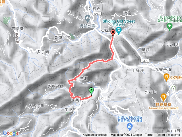 山羊洞、摸乳巷古道