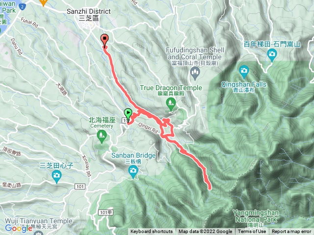 後店福德宮-紅葉谷瀑布-三芝遊客中心