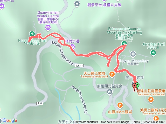 20240901 八里觀音山山腰輕健行(凌雲寺.林梢步道.遊客中心.牛港稜步道)預覽圖