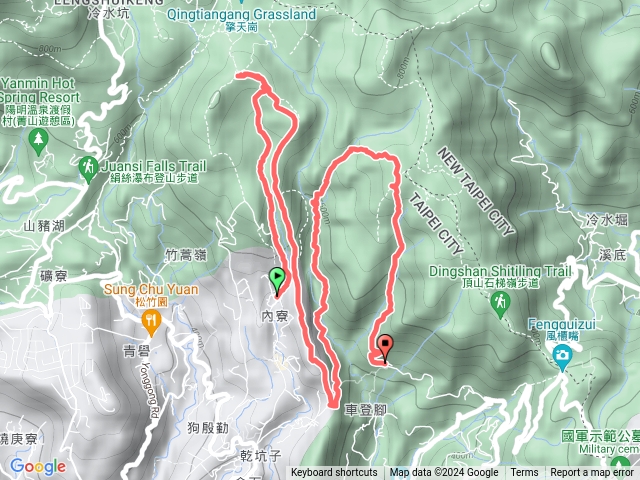 內寮古道瑪礁古道內雙溪古道荷蘭古道