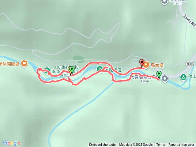 2025.9.28.大羅蘭溪蝴蝶公園溪瀧步道