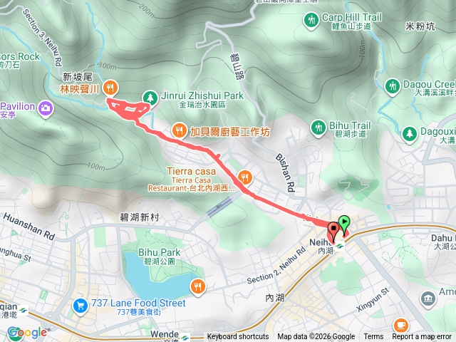 金瑞治水園區（捷運內湖站來回）