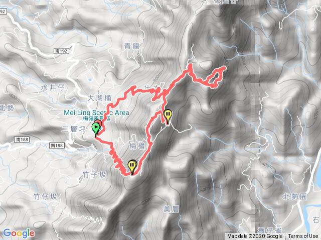 竹子尖山獵鷹尖山0型縱走1121