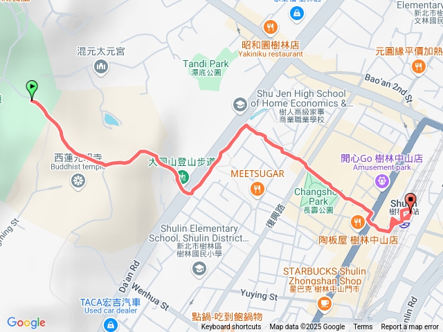 樹林南寮福安宮到樹林車站