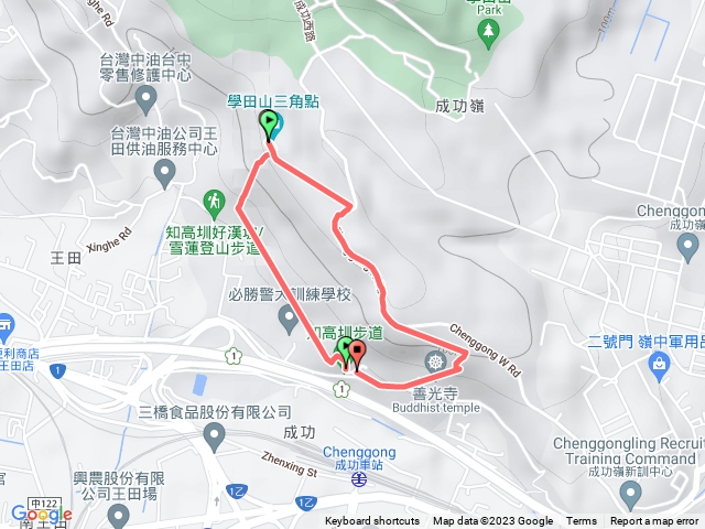 台中市烏日區知高圳O型環繞