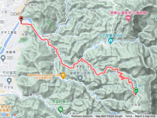 赤崁頂下一江橋萊爾富(電輔越野單車) 2024.8.3