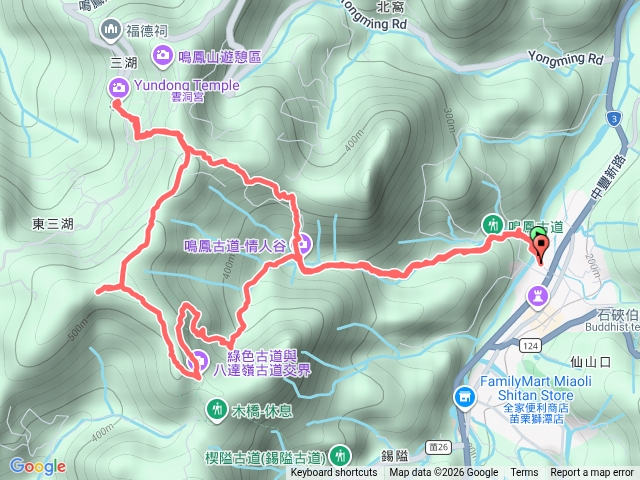 鳴鳳古道南縊勇古道O繞-包毛登山2026-04-12預覽圖