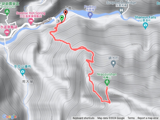 鳥嘴山登山步道(上島山)