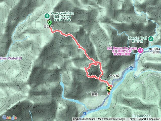 屋我尾麗陽上（走到攀岩路線）預覽圖