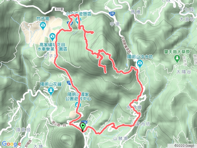 七星三峰凱達格蘭山七星池連走