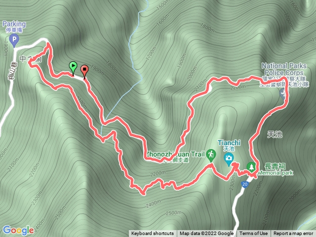 中之關古道健走