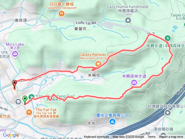 羊稠步道（Moutainandnightsea景觀餐廳）