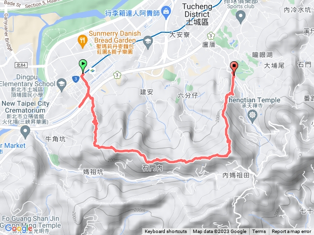 20231015  土城頂埔 大暖尖山 火焰山 朝山步道登山口