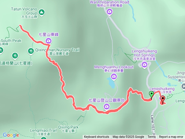 2025元旦登七星山