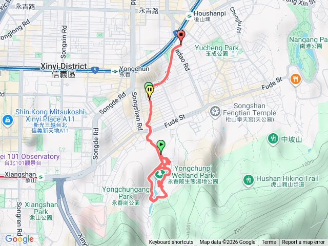 永春陂生態濕地公園一圈看一下豹山步道口預覽圖