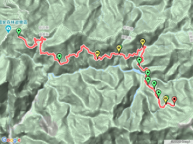 大鹿林道到九九山莊