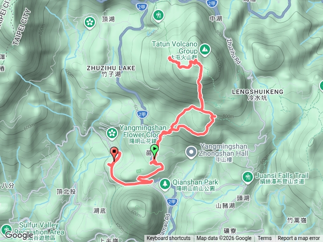 二進二出七星（苗圃、小油坑）+小隱潭瀑布