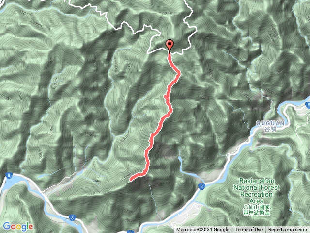 大雪山林道走屋我尾山東卯山