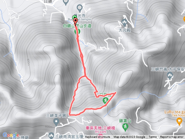 白雞山小跑 禪光寺岔路 來回