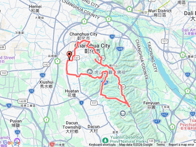 彰化花壇繞一圈