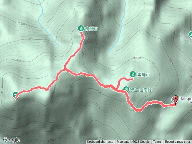烏來三山(美鹿山、高腰山、拔刀爾山)預覽圖