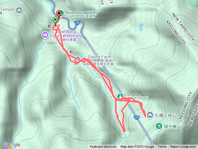 暖東峽谷百年土地公大菁農場荖寮坑生態園區步道淡蘭古道預覽圖